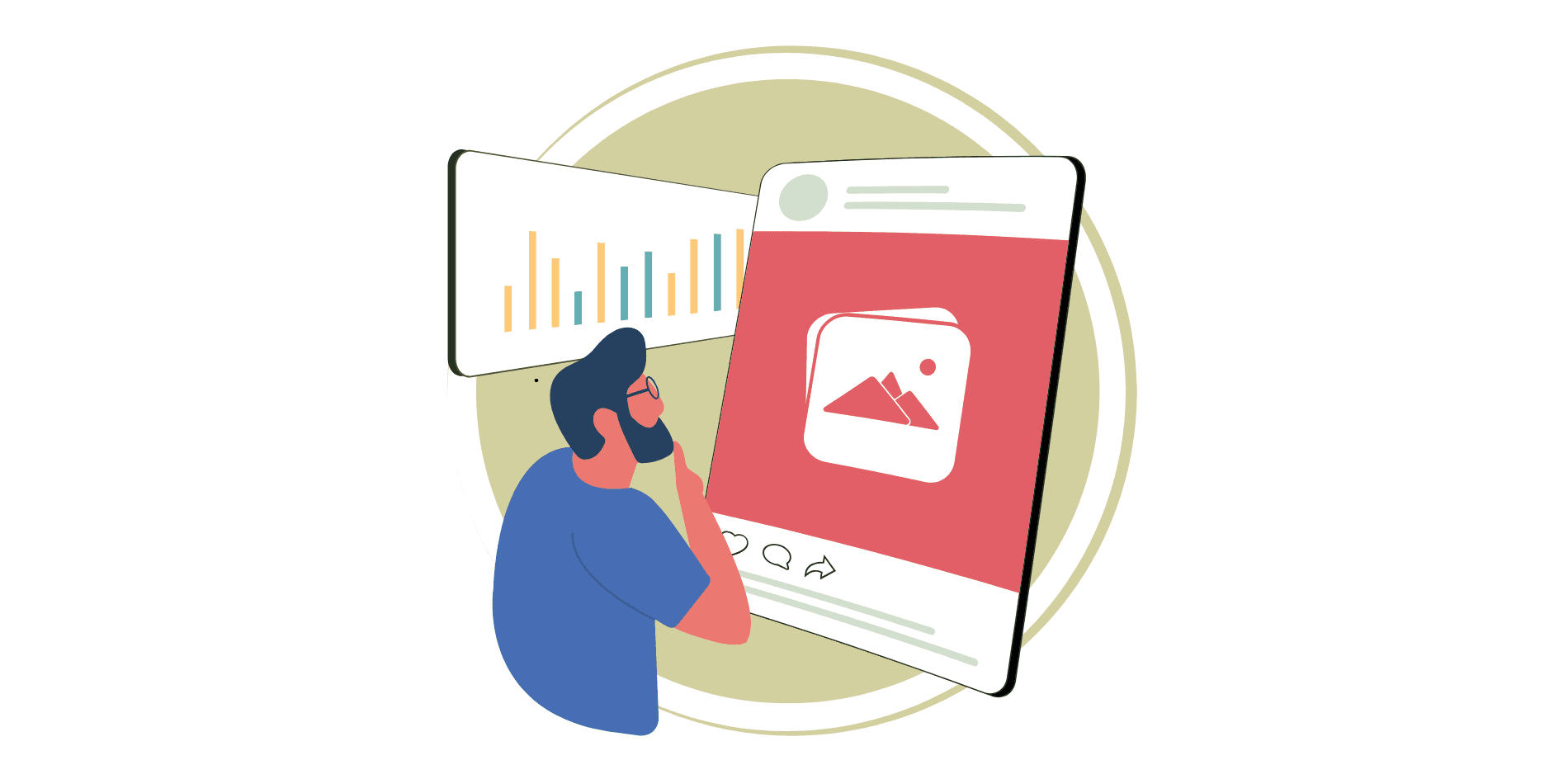 Beechtree social media growth case study illustration