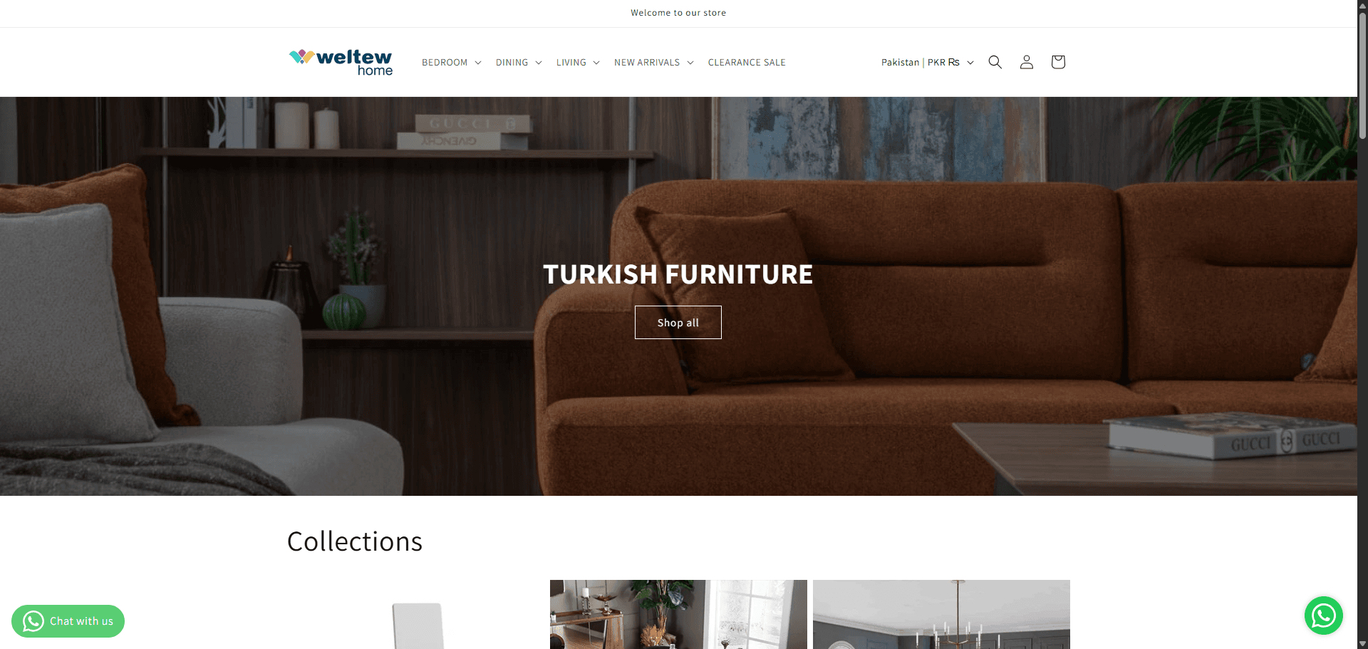 Weltew Home — Web Development project screenshot